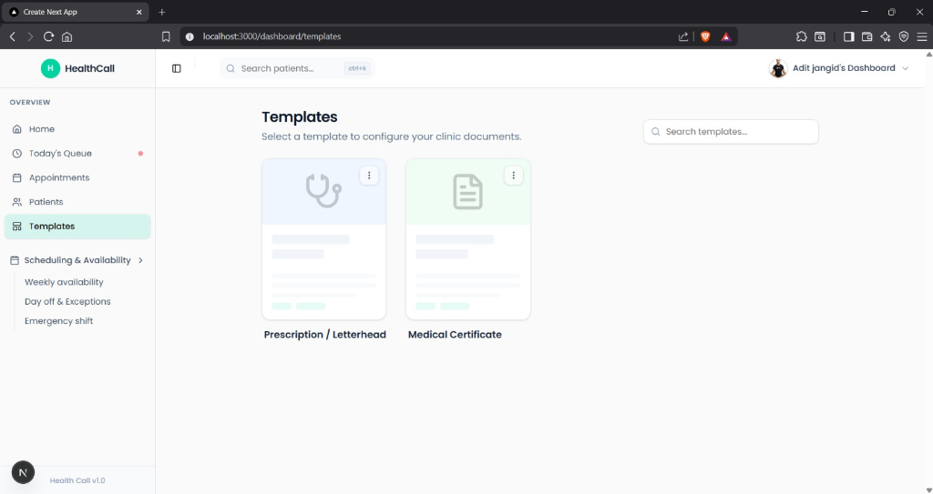 HealthCall screenshot 2