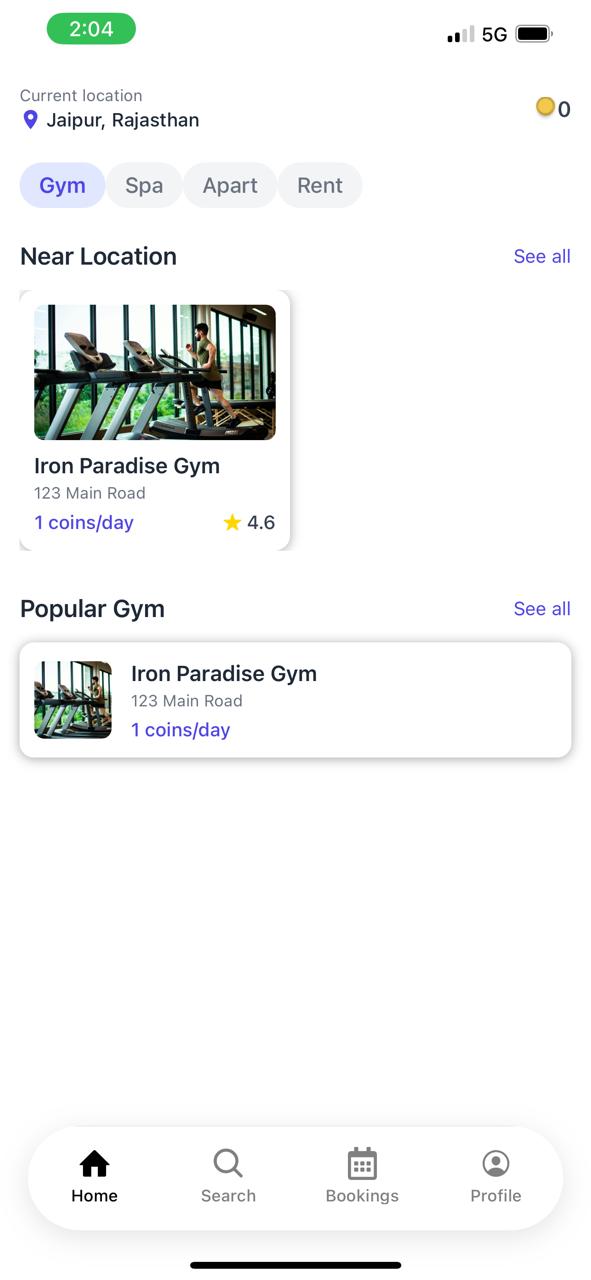 Fitness Mobile App